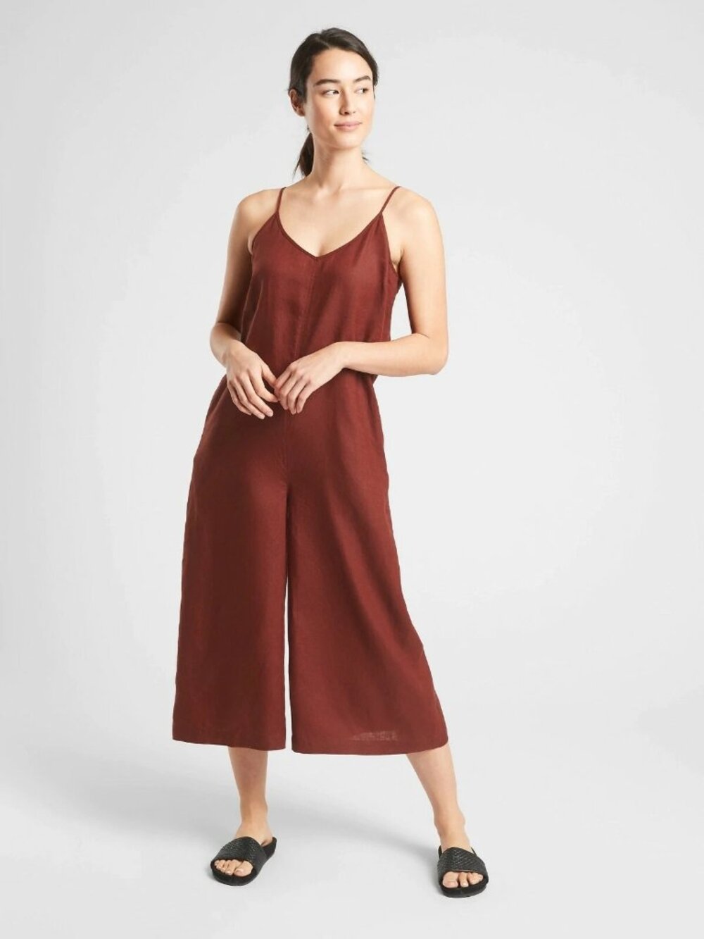 NWT ATHLETA LA PAZ ROMPER, DRIED CINNAMON, SIZE 2